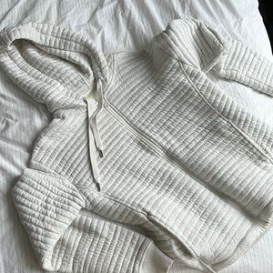 Zella cream zip up hoodie